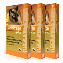 Combo 9 Pipetas Advocate Gatos Até 4kg