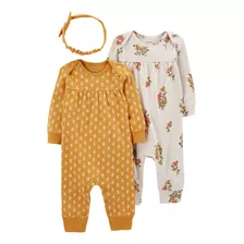 Carter´s Set 3 Piezas Osito-pijama Vincha Hojas 1n690010