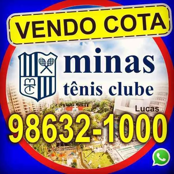 Vendo Cota Minas Tênis Clube. 98632-1000