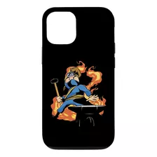 iPhone 14 Pro Cool Funny Blacksmith Ninja Kids Blacksmithing