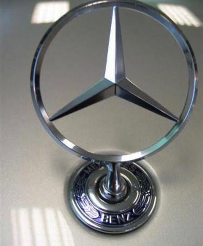 Emblema Cofre Compatible Mercedes Benz Cromo Foto 6