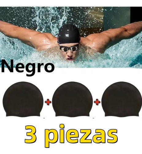 Gorra De Natación Elástica E Impermeable De Silicona