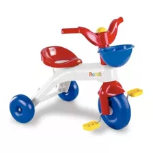 Triciclo Con Pedales Junior Rider Rondi Canasto Super Oferta