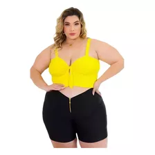 Cropped Copa Do Mundo Barato Kit Com 2 Plus Size 