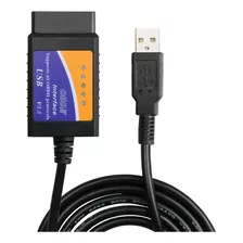 Adaptador De Cable Usb Obd2 Elm327 V1.5 Para Escáner Can-bus