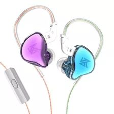 Auriculares In-ear Gamer Kz Kz-edc Violeta Y Azul