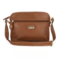 Bolsa Feminina Para Itens Essenciais Couro Legítimo + Brinde