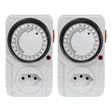 2pcs Timer Temporizador Analogico 110/220v Progamavel 