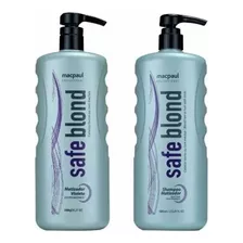 Macpaul Kit Safe Blond Shampoo 1000ml + Máscara 1000 Ml