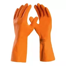 Luva De Latex Orange Extra Forte Xg 5 Pares