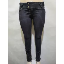 Calça Jeans Preta Malhada Natoon G 44 Usado Bom Estado