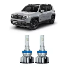 Lampada Ultra Led Xtreme Milha Jeep Renegade 9600 Lumens H11