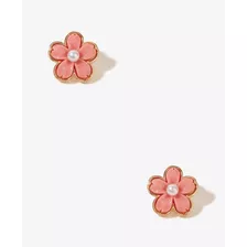 Aretes De Flor Forever 21 Con Perla Joyeria Hermosos Moda