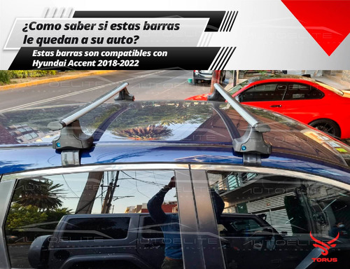 Barras Portaequipaje Para Accent Hyundai 2019 2020 2021 2022 Foto 6