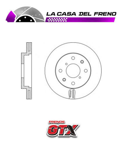 Par Disco Freno Delantero Honda Prelude 2.0 1995 (f20a-bb3) Foto 5