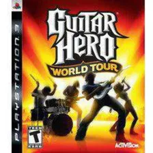Jogo Ps3 Guitar Hero World Tour Físico