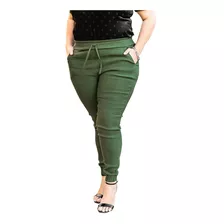 Calça Joguer Femininas Plus Size Militar Blogueira Envio Já 