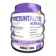 Rejunte Acrilico Acabam. Ultra Liso Rejuntalite 2kg Kerakoll
