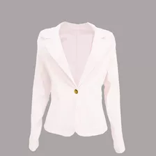 Casaquinho Terninho Blazer Terno Detalhe Botão P M G Ao Gg