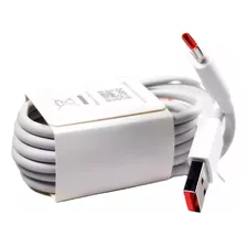 Xiaomi Mitc120w6a Cable 6a Turbo Charge 120w/ 67w/ 55w/ 33w/ 30w - 1 Metro Color Blanco