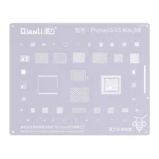 Stencil iPhone XR - Xs -xs Max - Qianli - Qs05- Plata - Orig