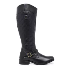 Bota Feminina Cano Longo Montaria Country Rodeio C/ Ziper