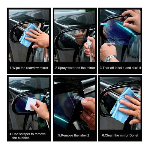 Pelcula Protectora Espejo Hyundai Accent Sedan 2020 4pzs Foto 5
