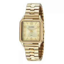 Relógio Mondaine Feminino Dourado Elástico 32388lpmvde1