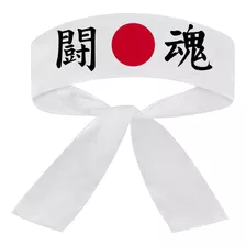 Faixa Japonesa Hachimaki Sushiman Toukon Espírito De Lutador