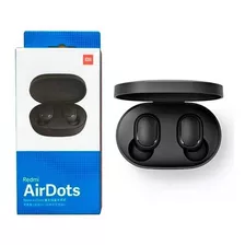 Fone De Ouvido Redmi Airdots Sem Fio Bluetooth Preto Cor Preto