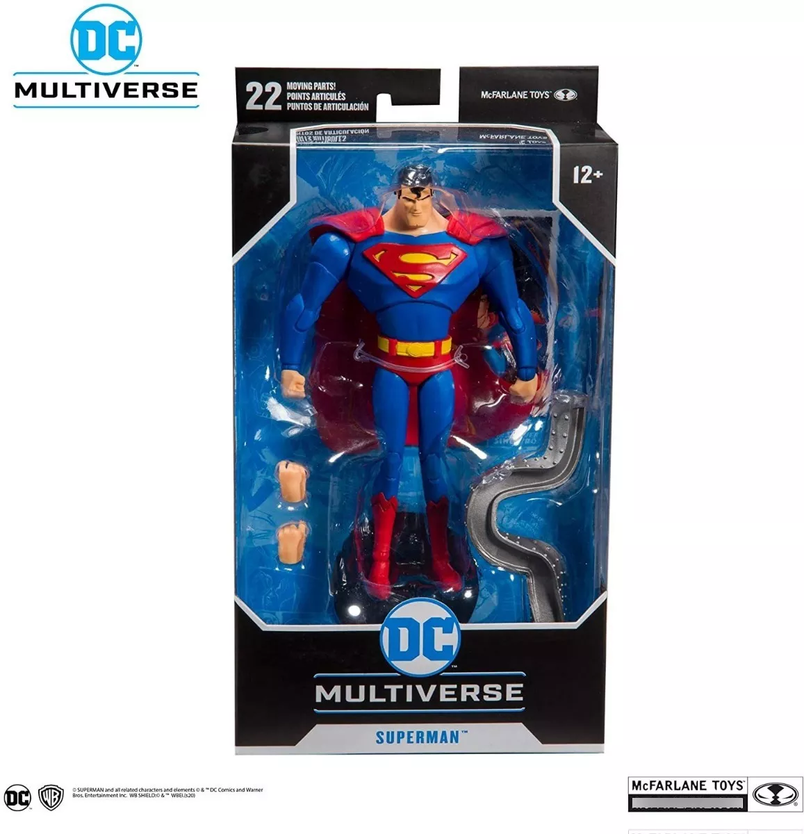 Dc Multiverse Figura Superman The Animated Series Mcfarlane