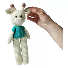 Muñeco Amigurumi Jirafa Patas Largas Tejido Crochet