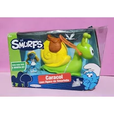 Caracol Smurfs Com Boneca Smurfete Sunny