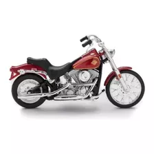 Moto Harley-davidson Fxst Softail Escala 1:18 Maisto 