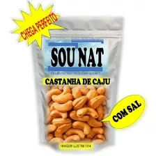 Castanha De Caju 150g Torrada Salgada W1 Boa Inteira S/casca