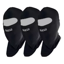 Kit 3 Balaclava De Kart Corrida Aberta Sparco Alta Proteção