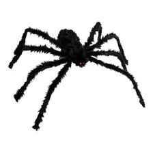 Aranha Peluciada Gigante Halloween 75cm Decoração Halloween