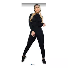 Roupa Frio Feminino Conjunto Calça + Blusa Térmica 