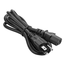 Cable De Poder De 1.5 Metros Para Pc, Monitor E Impresora