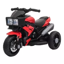 Motocicleta Para Niño Eléctrica 6v Roja Con Música