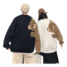 Chaqueta De Suéter De Pareja De Oso Lindo Estilo Coreano