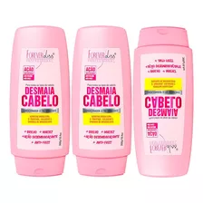 Condicionador Desmaia Cabelo Forever Liss Hidratante 3un