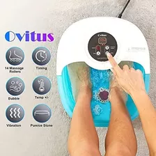 Masajeador De Spa Para Baño De Pies Con Calor, Burbujas, Vib