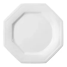 Prato De Sobremesa Porcelana Prisma 1ª Branco 20cm Schmidt