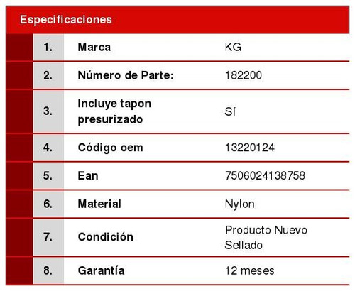 1 Deposito Anticongelante Kg Lacrosse 3.6l 10/13 Foto 2