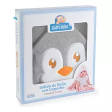 Toalla Salida De Baño Con Capucha Pinguino