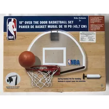 Canasta Basketball Pequeño Para Puerta Oficial Nba Con Balon