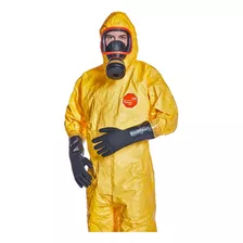 Macacão De Proteção Dupont Tyvek Qc127s Pintura Amarelo 