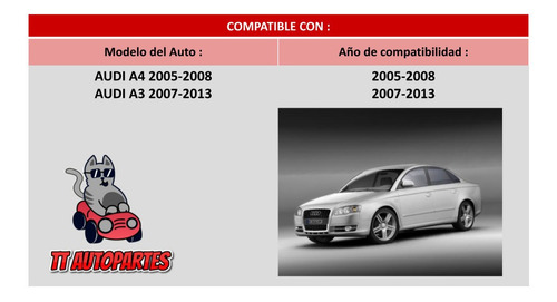 Faro Niebla Audi A4 2005-05-2006-06-2007-07-2008-08 Ore Foto 4