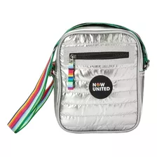 Bolsa Transversal Mini Bag Infantil Now United Metalizada